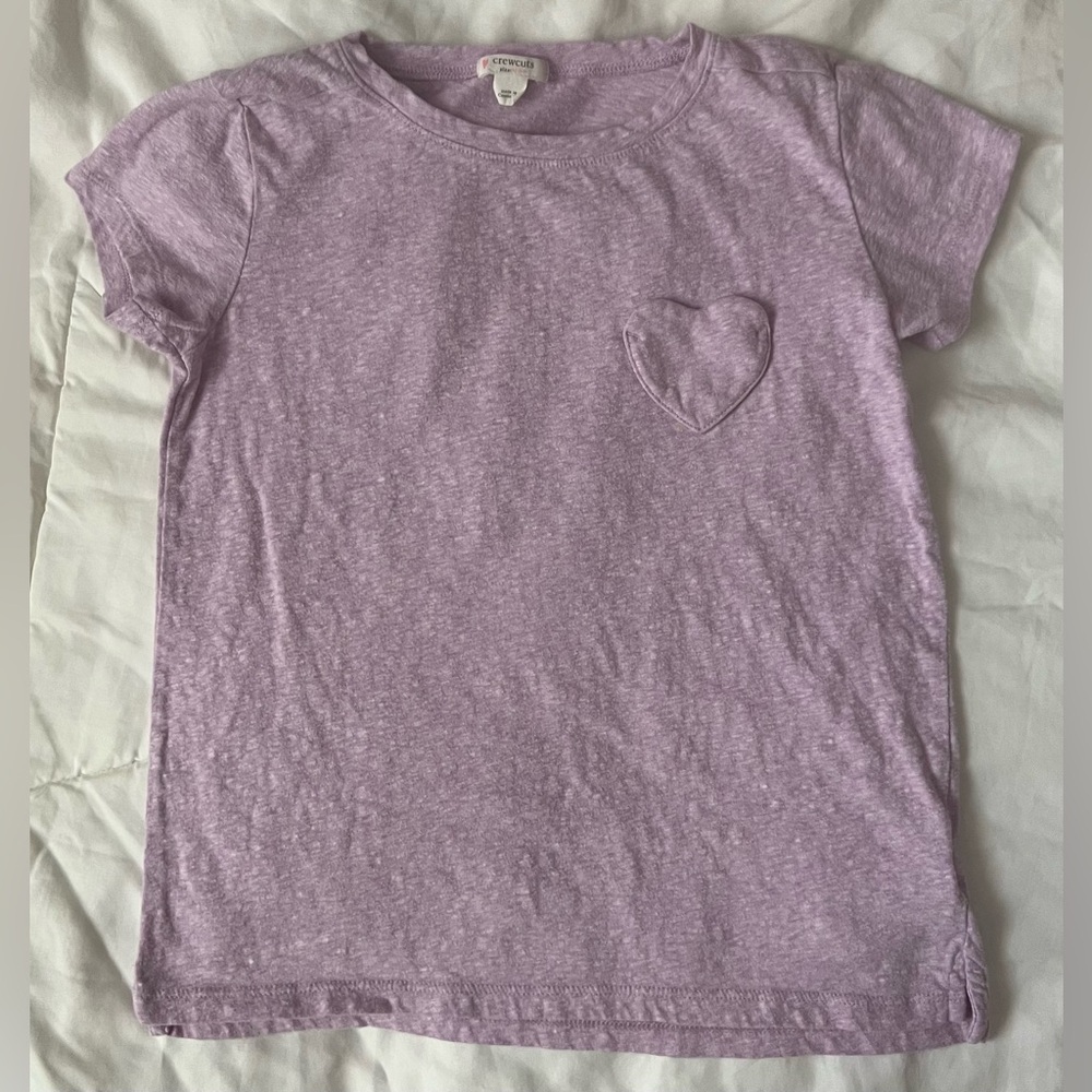 Crewcuts Purple Short Sleeve Tee
